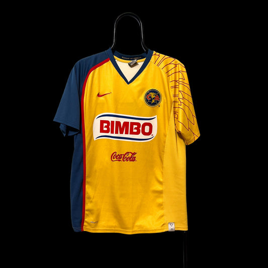 2007-2008 Club America #9 S. Cabanas M men Football Shirt Nike M men 228234-312