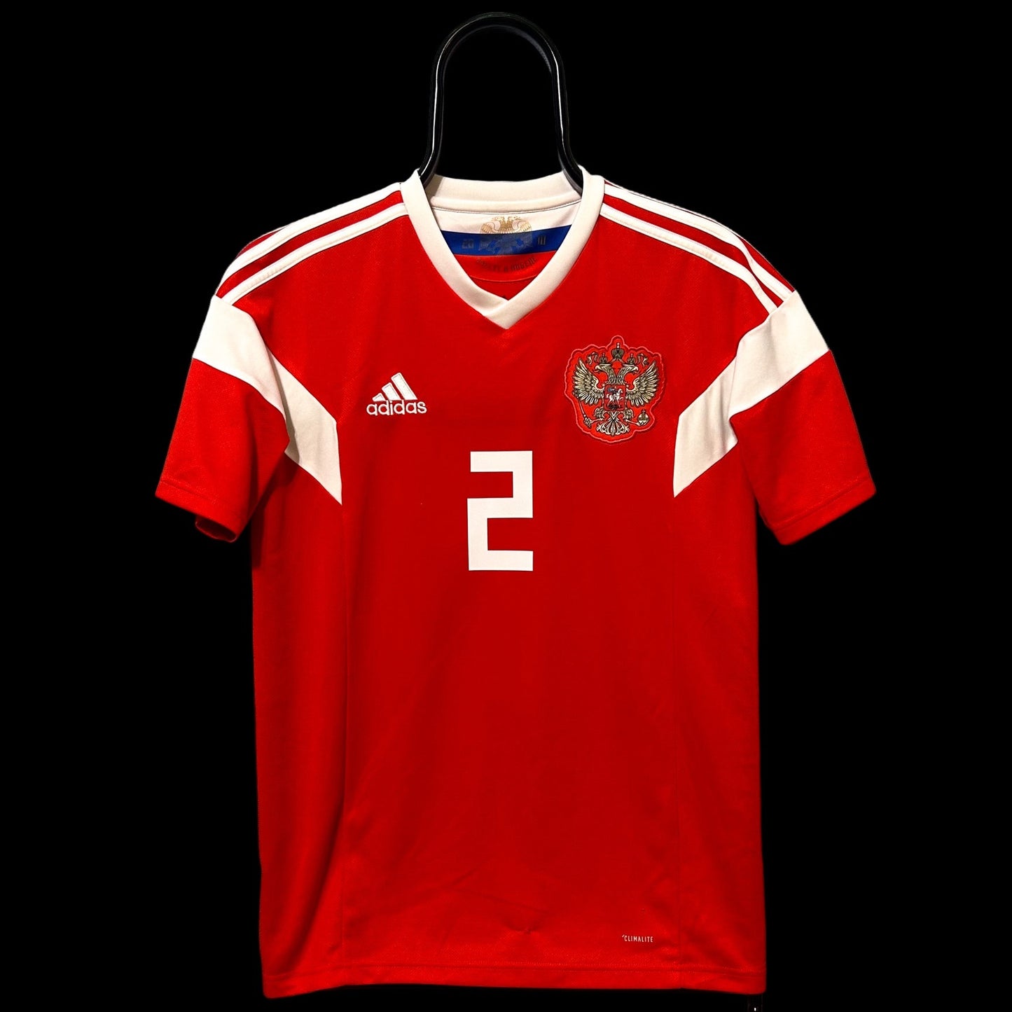 2017-2019 Russia #2 Fernandes National Team Home Football Shirt S men BR9055