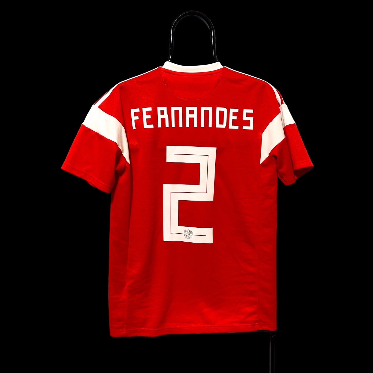 2017-2019 Russia #2 Fernandes National Team Home Football Shirt S men BR9055