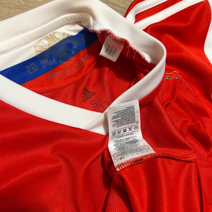 2017-2019 Russia #2 Fernandes National Team Home Football Shirt S men BR9055