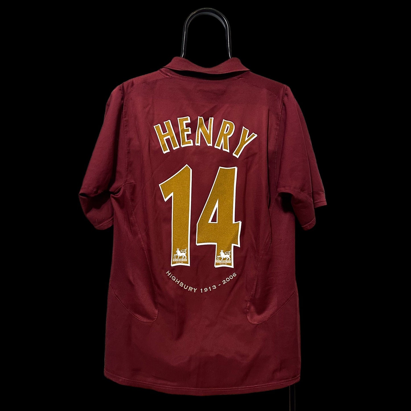 2005-2006 Arsenal London Home #14 Henry Highbury Football Shirt M Men 195578
