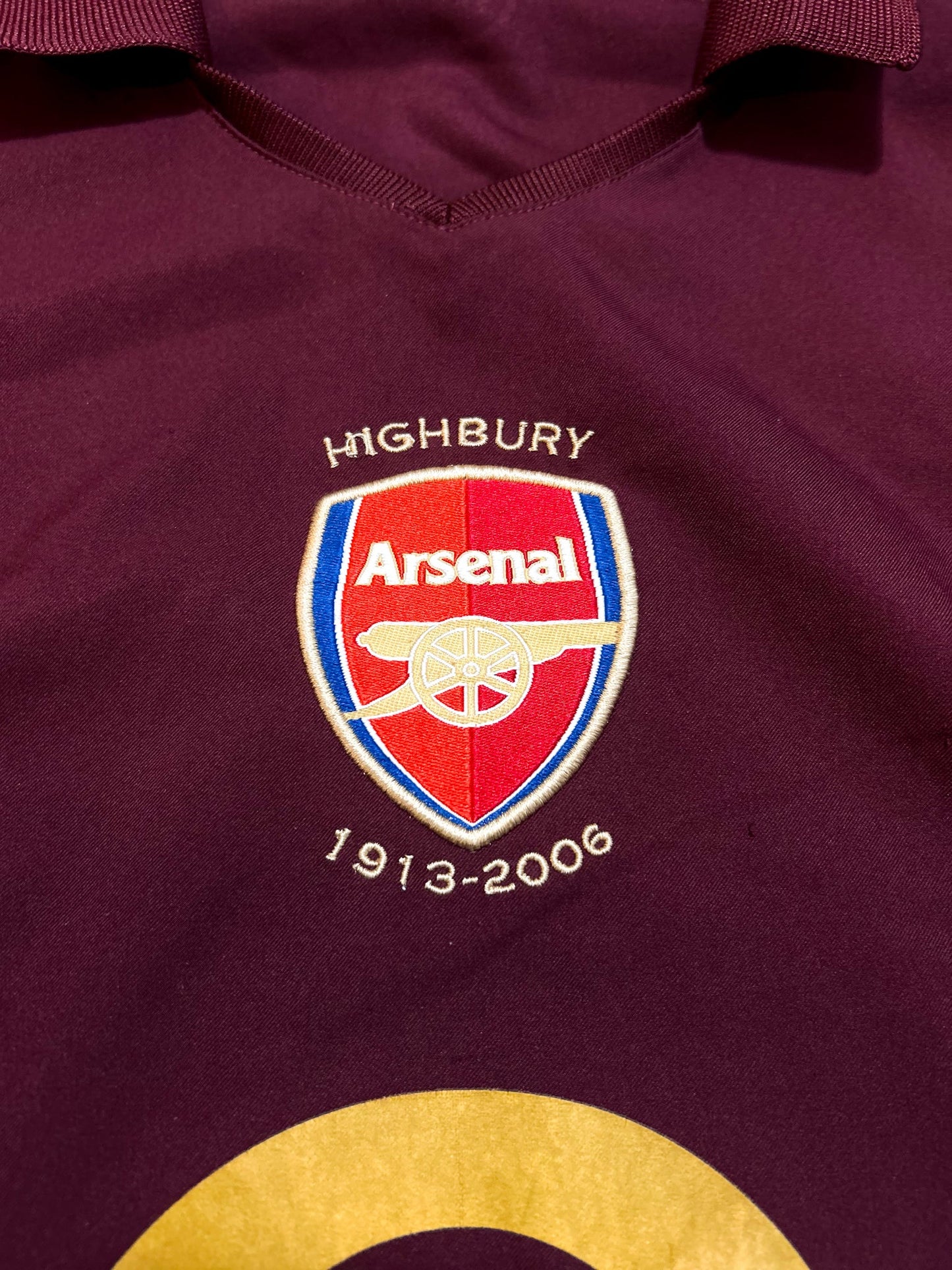 2005-2006 Arsenal London Home #14 Henry Highbury Football Shirt M Men 195578