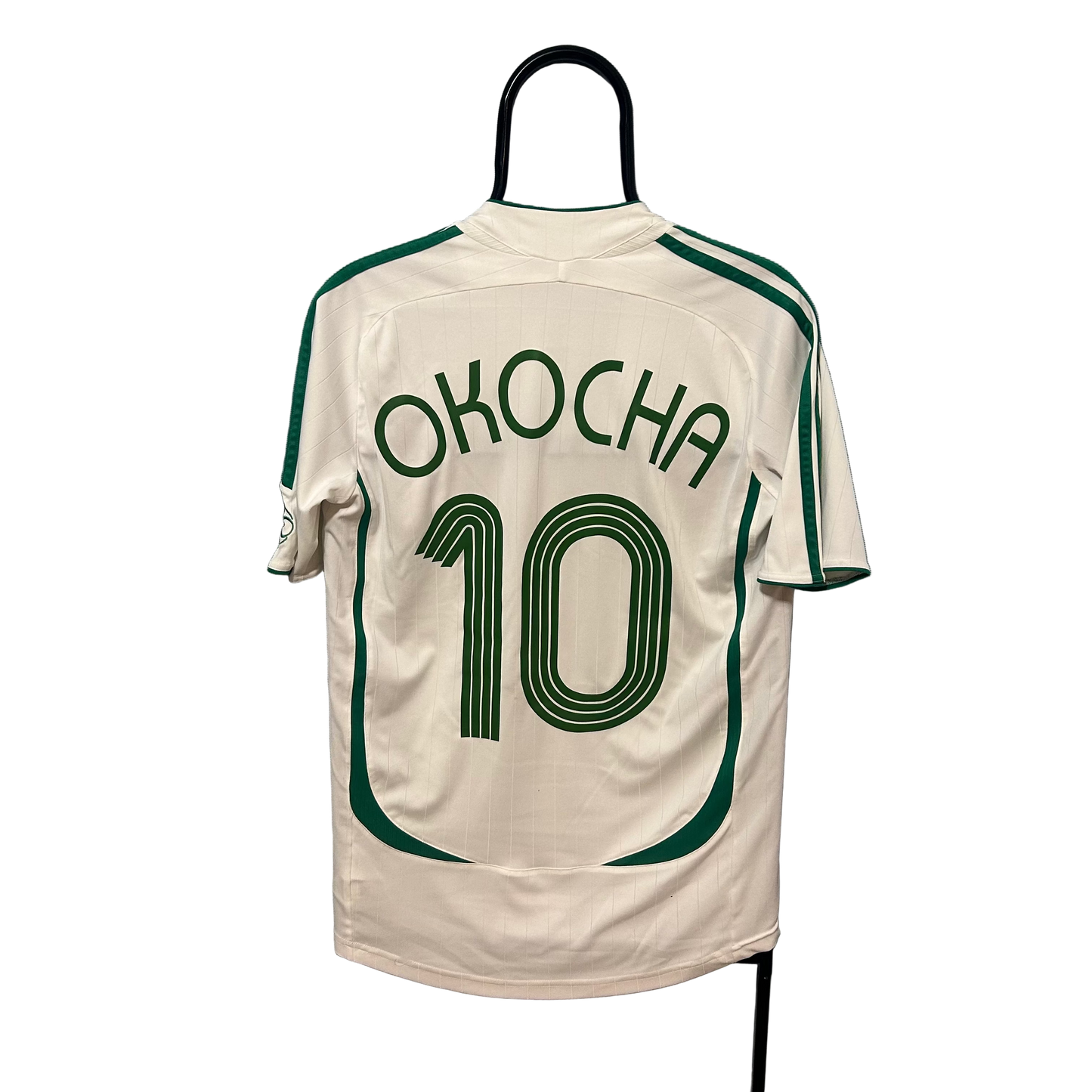 2006-2007 Nigeria #10 Okocha Football Shirt Away Adidas S men 068805