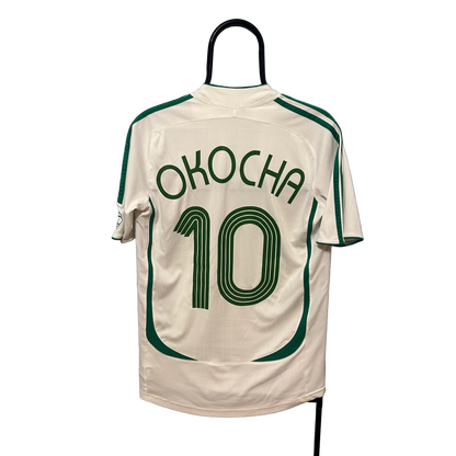 2006-2007 Nigeria #10 Okocha Football Shirt Away Adidas S men 068805