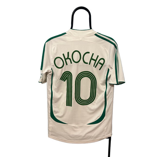 2006-2007 Nigeria #10 Okocha Football Shirt Away Adidas S men 068805