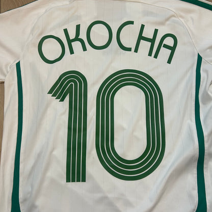 2006-2007 Nigeria #10 Okocha Football Shirt Away Adidas S men 068805