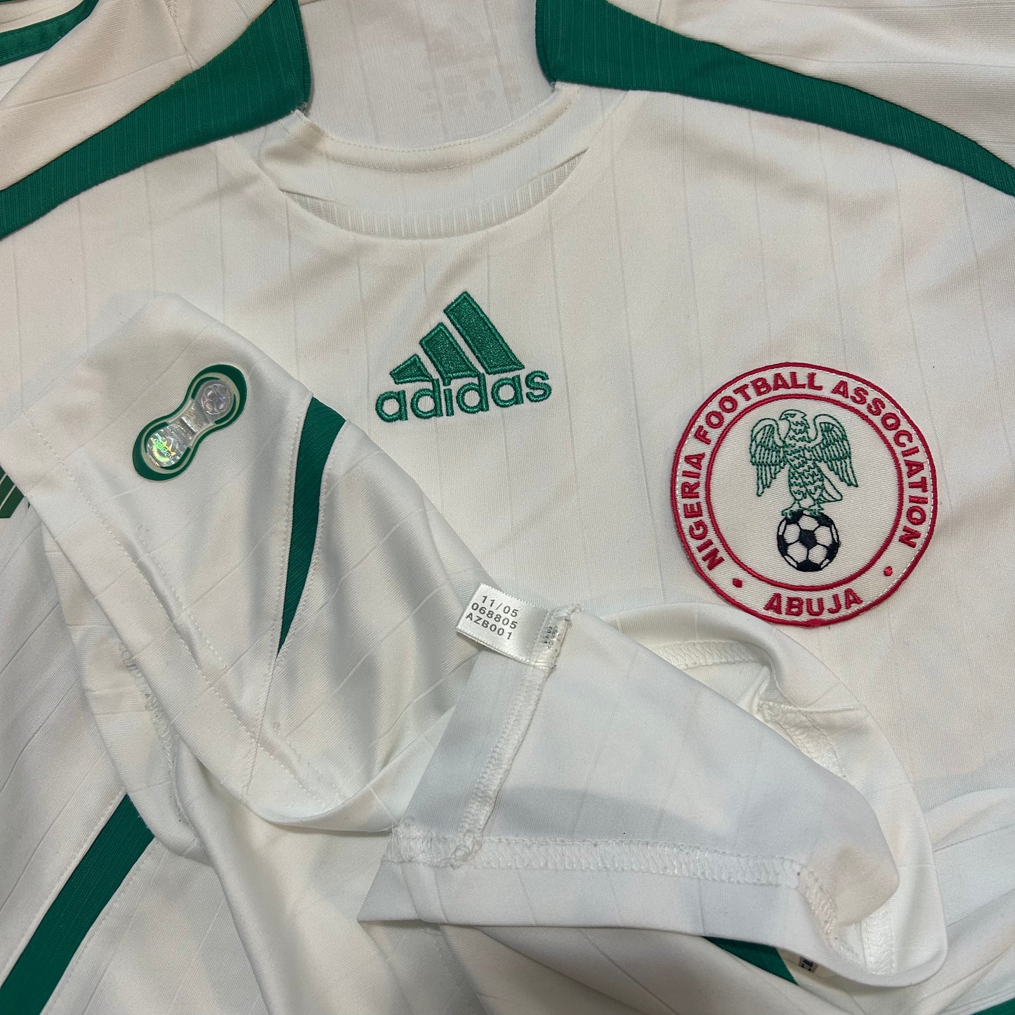 2006-2007 Nigeria #10 Okocha Football Shirt Away Adidas S men 068805