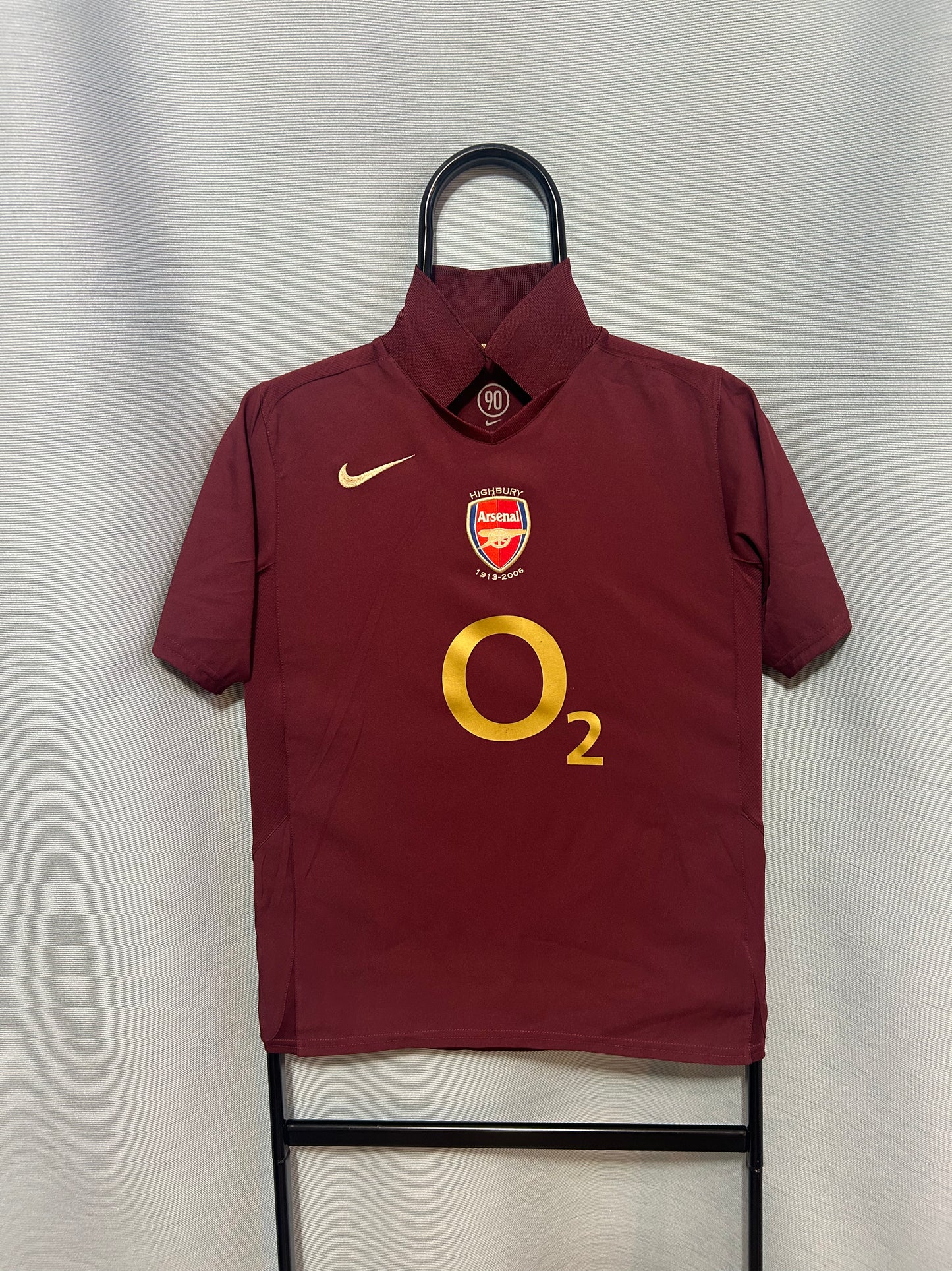 2005-2006 Arsenal London Home #14 Henry Highbury Football Shirt L Boys 496620