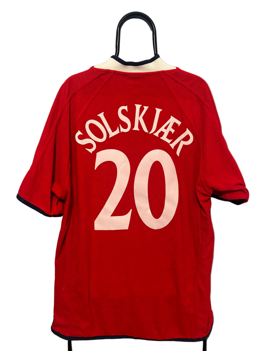 2000-2001 Norway #20 Solskjær Football Shirt Home umbro 2XL