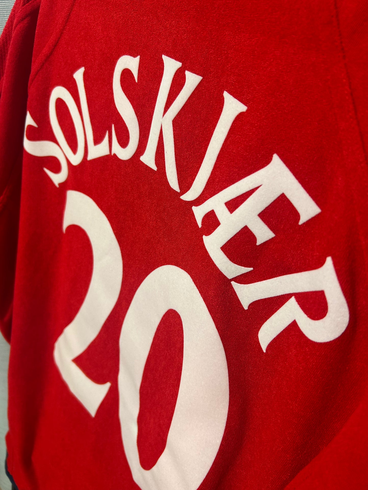 2000-2001 Norway #20 Solskjær Football Shirt Home umbro 2XL