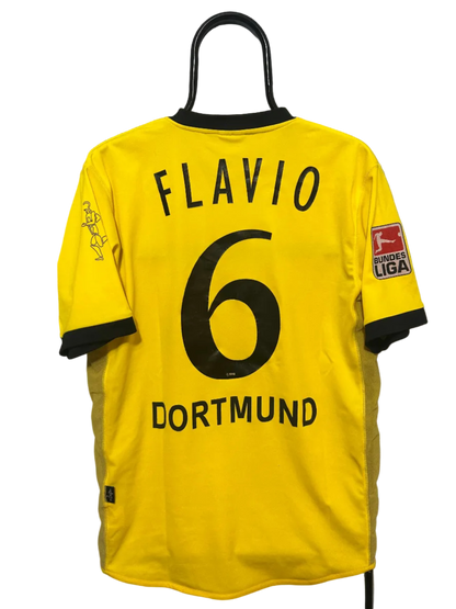2003-2004 Borussia #6 Flavio Home Football Shirt Goool M men