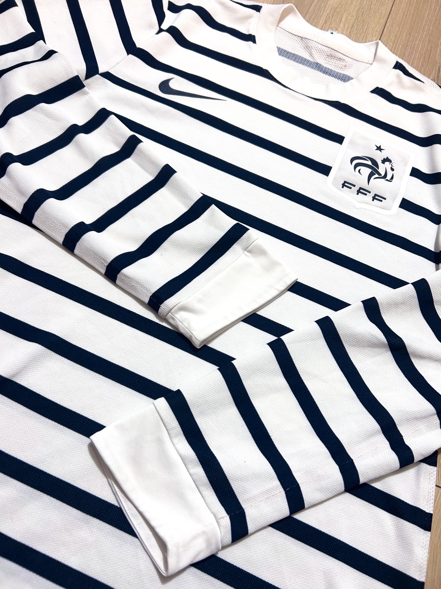 2011-2012 France Player Issue Long Sleeve Away Football Shirt National Team M Men