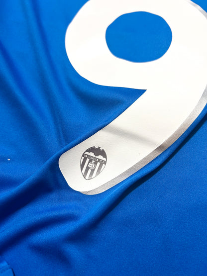 2010-2011 Valencia #9 Soldado 3rd Long Sleeve Kappa Football Shirt L men