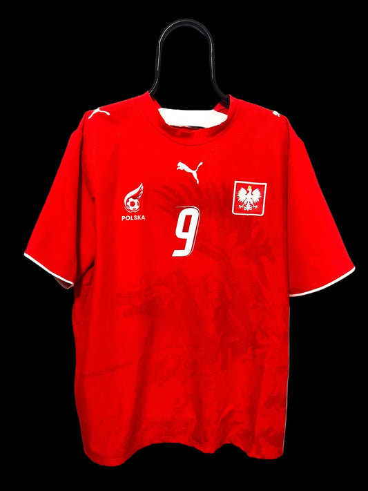 2006-2007 Poland Away Football Shirt #9 Zurawski Football Shirt XL Men Puma
