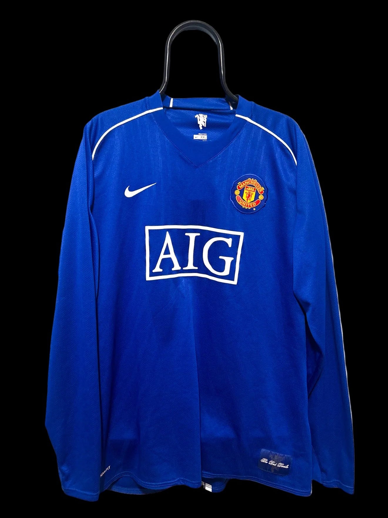 2007 2008 Manchester United GK #1 Van Der Sar Long Sleeve 2XL Nike 238803-470