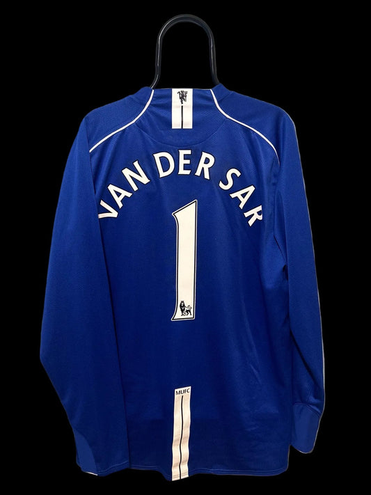 2007 2008 Manchester United GK #1 Van Der Sar Long Sleeve 2XL Nike 238803-470