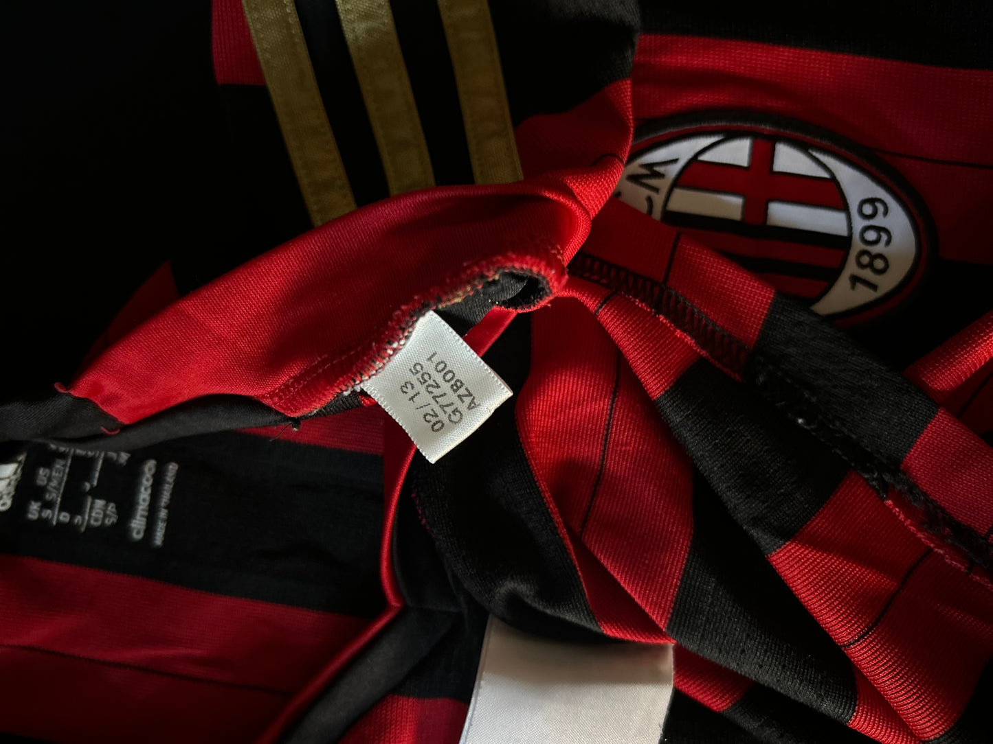 AC Milan 2013 -2014 #7 Robinho Football Shirt Home S G77255