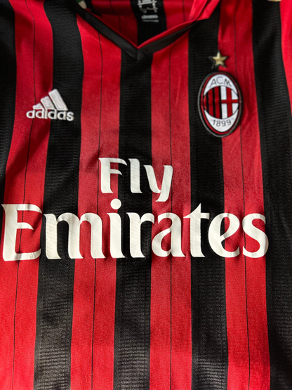 AC Milan 2013 -2014 #7 Robinho Football Shirt Home S G77255