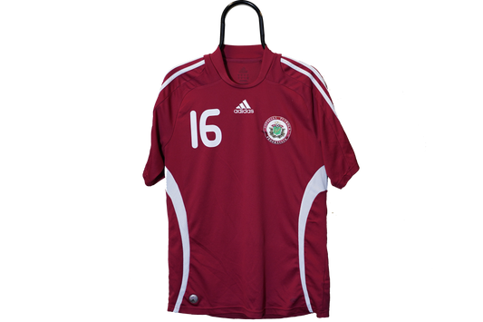 2008 - 2010 Latvia #16 Rudnevs Home Football Shirt M men 609682