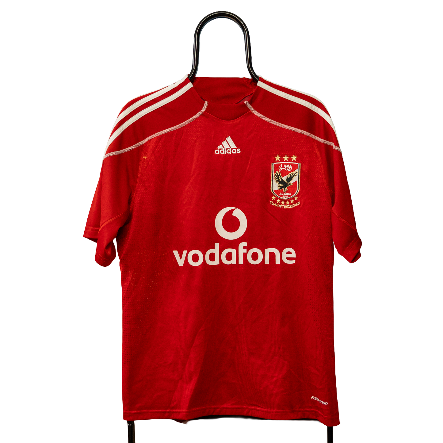 Al Ahly 2009 2010 Home Formotion Football Shirt M men Adidas E19642
