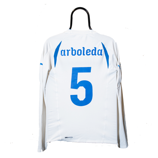 Lech Poznan 2011 - 2012 Long Sleeve - away - #5 Arboleda - Puma Football Shirt M
