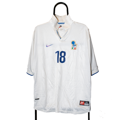 Italy 1998 Away #18 R. Baggio National team Nike Football Shirt XL