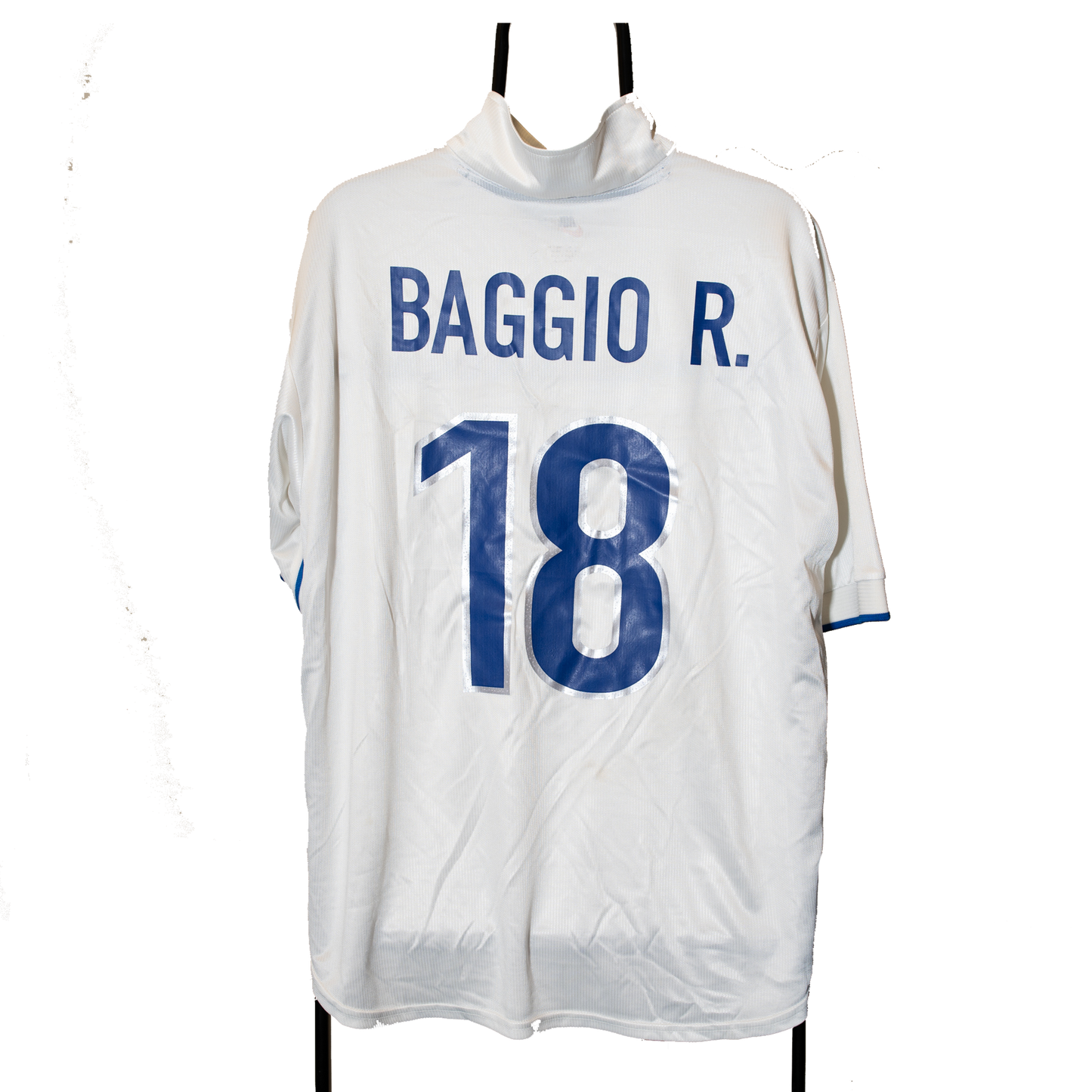 Italy 1998 Away #18 R. Baggio National team Nike Football Shirt XL