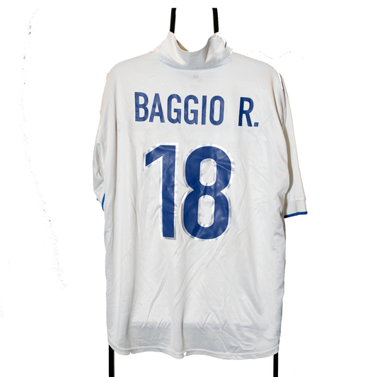 Italy 1998 Away #18 R. Baggio National team Nike Football Shirt XL