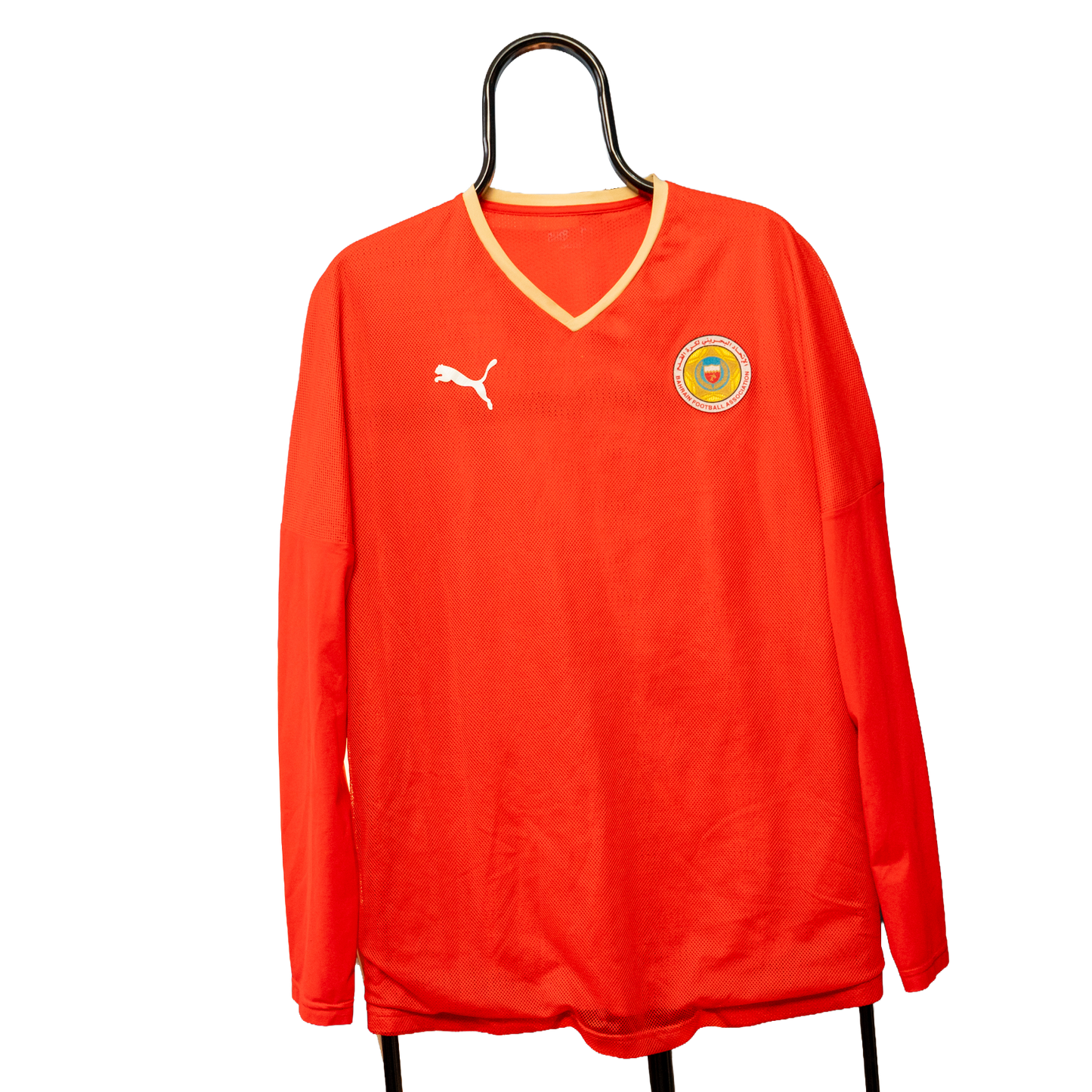Bahrain 2008 2010 Home Long Sleeve Puma Player Issue? Football Shirt National Team M