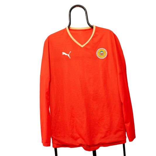 Bahrain 2008 2010 Home Long Sleeve Puma Player Issue? Football Shirt National Team M