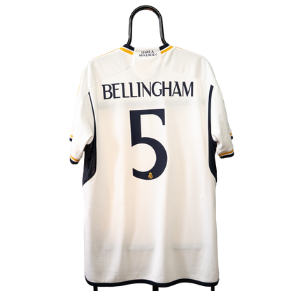 Real Madrid 2023-2024 #5 Bellingham Football Shirt Adidas XL Men HR3796