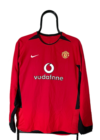 Manchester United 2003 2004 #7 Ronaldo Long Sleeve football Shirt XL Boys