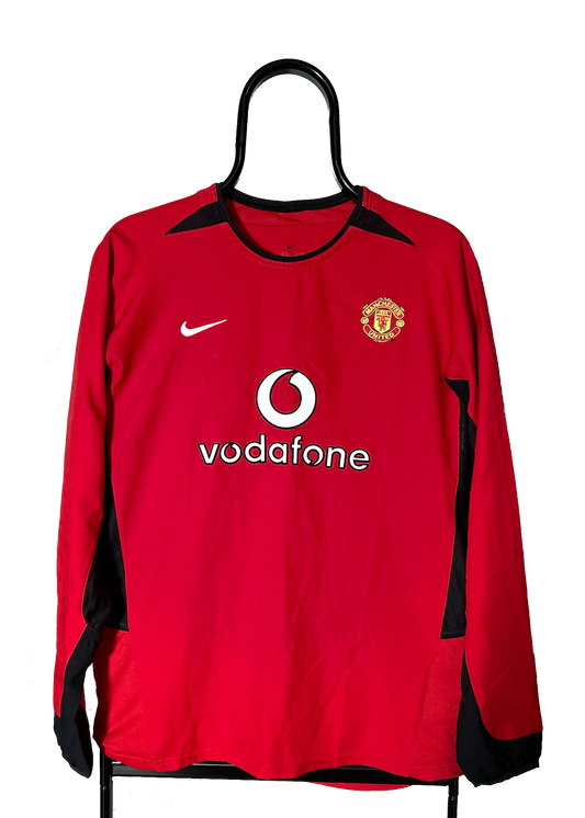 Manchester United 2003 2004 #7 Ronaldo Long Sleeve football Shirt XL Boys