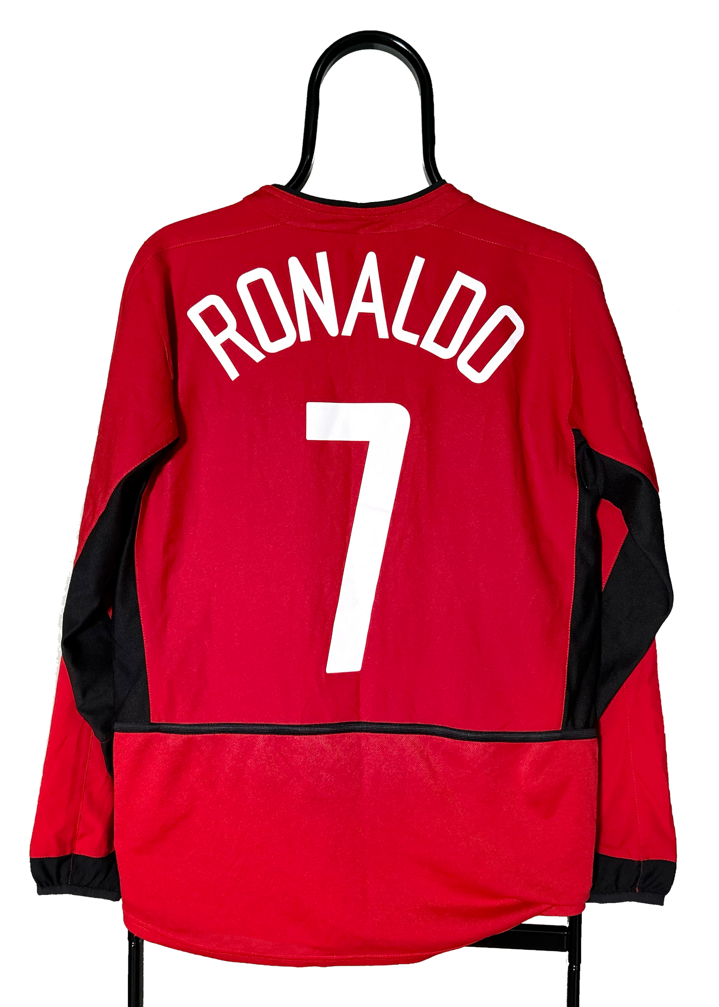 Manchester United 2003 2004 #7 Ronaldo Long Sleeve football Shirt XL Boys