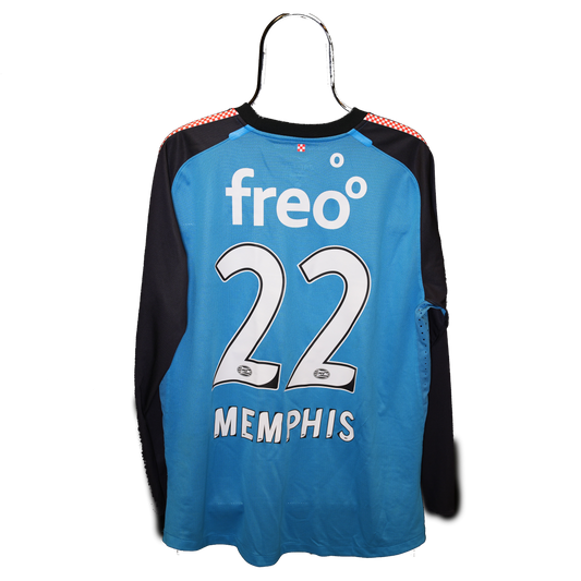 PSV Eindhoven 2011 - 2013 - Long Sleeve - Player Issue - #22 Memphis Depay - Away - XL