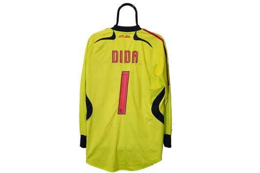 2007-2008 AC Milan Goalkeeper #1 Dida shirt adidas M 694865