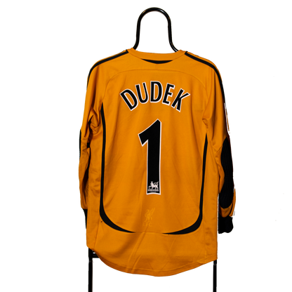 Liverpool 2006 2007 Goalkeeper #1 Dudek Orange Adidas S 053284
