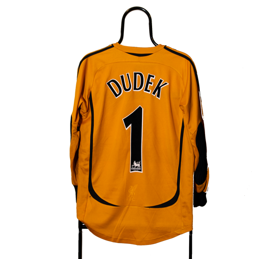 Liverpool 2006 2007 Goalkeeper #1 Dudek Orange Adidas S 053284