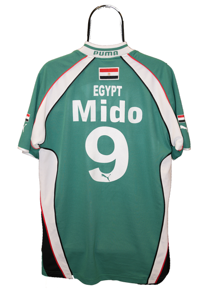 Egypt 2001 2002 - National Team - Away - #9 Mido - Football Shirt - Puma - L