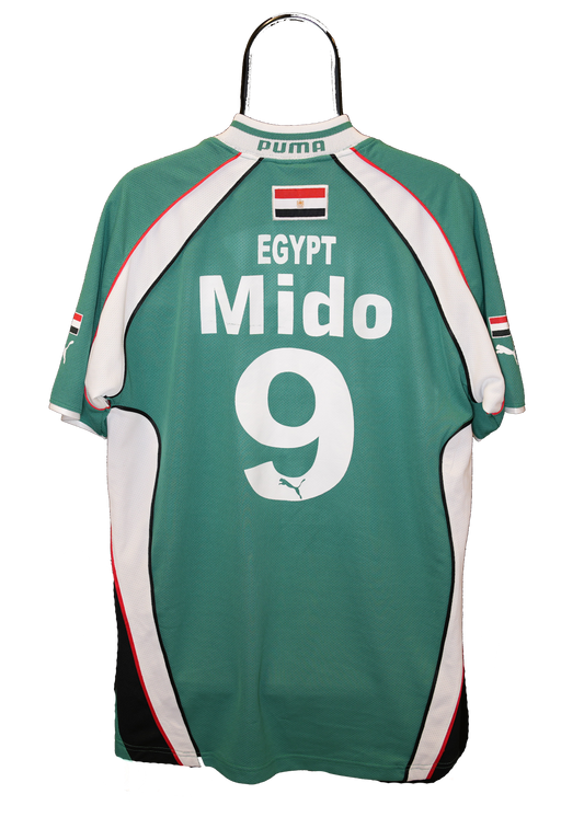 Egypt 2001 2002 - National Team - Away - #9 Mido - Football Shirt - Puma - L