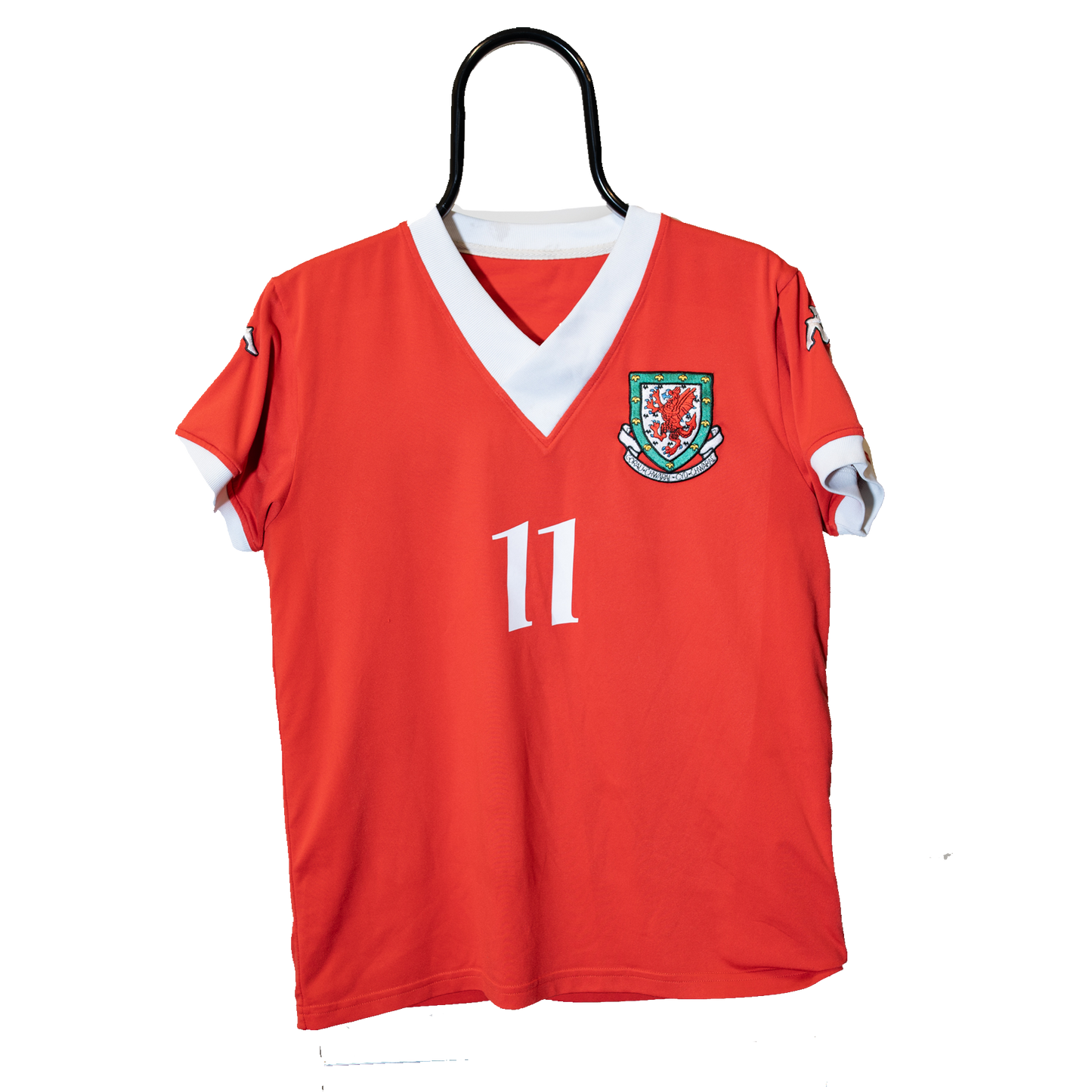 Wales 2006 2007 Home Kappa #11 Giggs Football Shirt S men