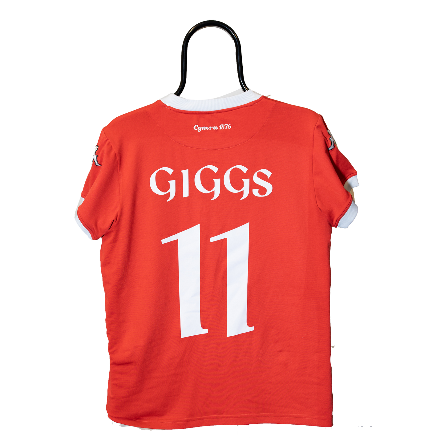 Wales 2006 2007 Home Kappa #11 Giggs Football Shirt S men