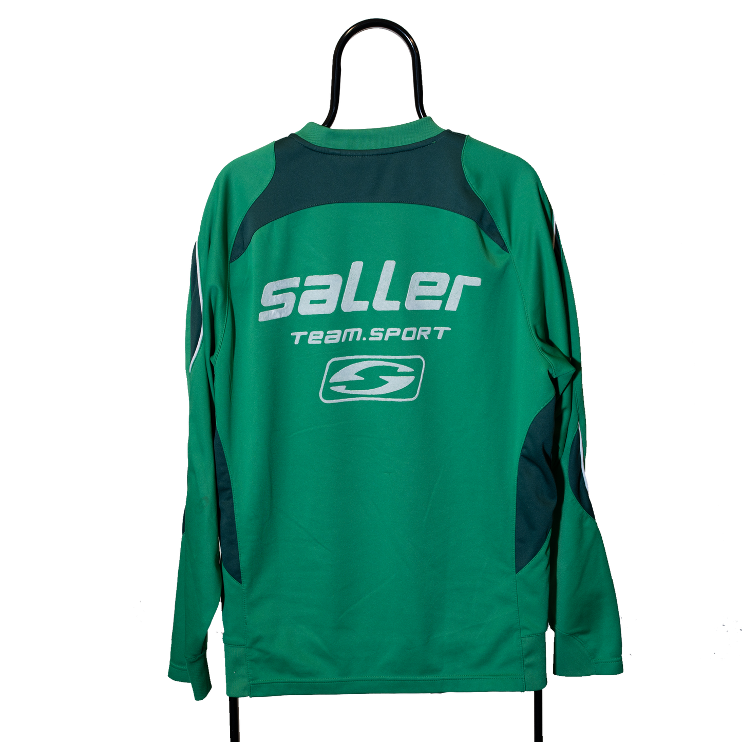 Lechia Gdansk training sweatshirt Saller Ekstraklasa Long sleeve Green Lotos Football L men