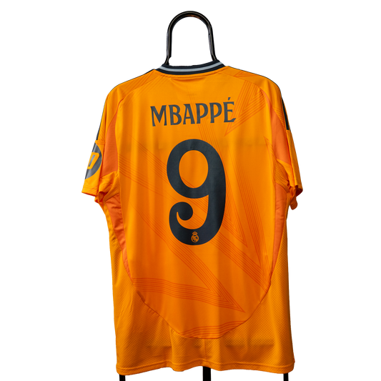 Real Madrid 2024-2025 Away #9 Mbappe Football Shirt Adidas koszulka BNWT L men JX2133