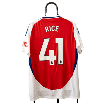 Arsenal London 2024 2025 Home #41 Rice Football Shirt koszulka Adidas BNWT IT6141