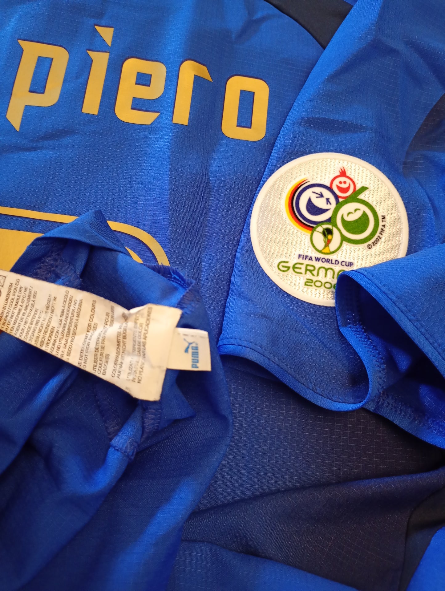 Italy 2006-2007 #7 Del Piero L Home Football Shirt