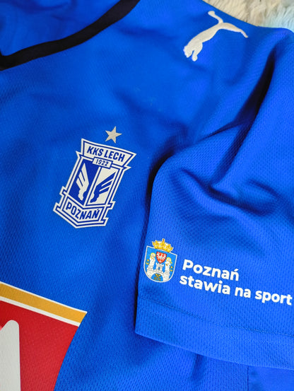 Lech Poznań 2009-2010 #8 Robert Lewandowski Football Shirt XL puma