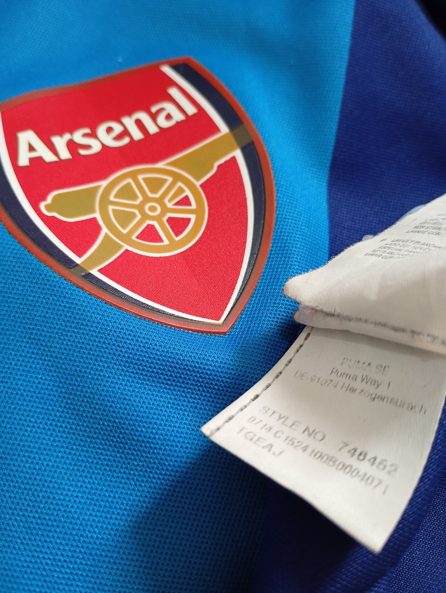 Arsenal 2014-2015 #16 Aaron Ramsey Football Shirt L puma 746452