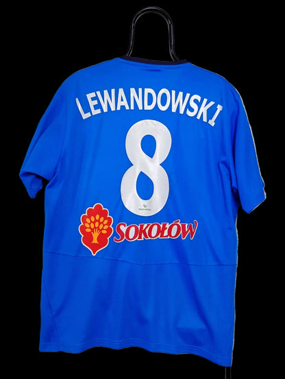 Lech Poznań 2009-2010 #8 Robert Lewandowski Football Shirt XL puma