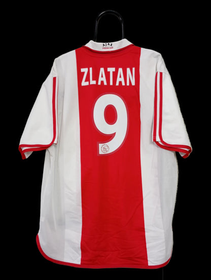 Ajax 2000-2001 #9 Zlatan Football Shirt 2XL adidas 693677